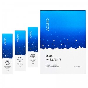 [천년동안] 아쿠닉 바다소금치약 세트(120g 3개입)